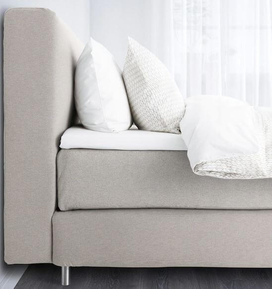 IKEA Boxspringbett Mjölvik Kopfteil